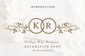 Craft Your Wedding Story with a Custom Monogram Font