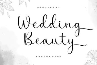 Designing with Wedding Beauty Fonts for Creative Projects