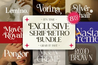 Retro Serif Bundle: Design with Timeless Elegance