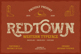 Redtown Font: Creative Design Projects